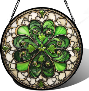 Stained Glass Window Hanging St Ripak Festival Green Lucky Clover   Suncatcher Door Garden Sun Catcher Ireland Decor Mothers Day For Mom Woman Her Men Sisters 1770610534311.jpg