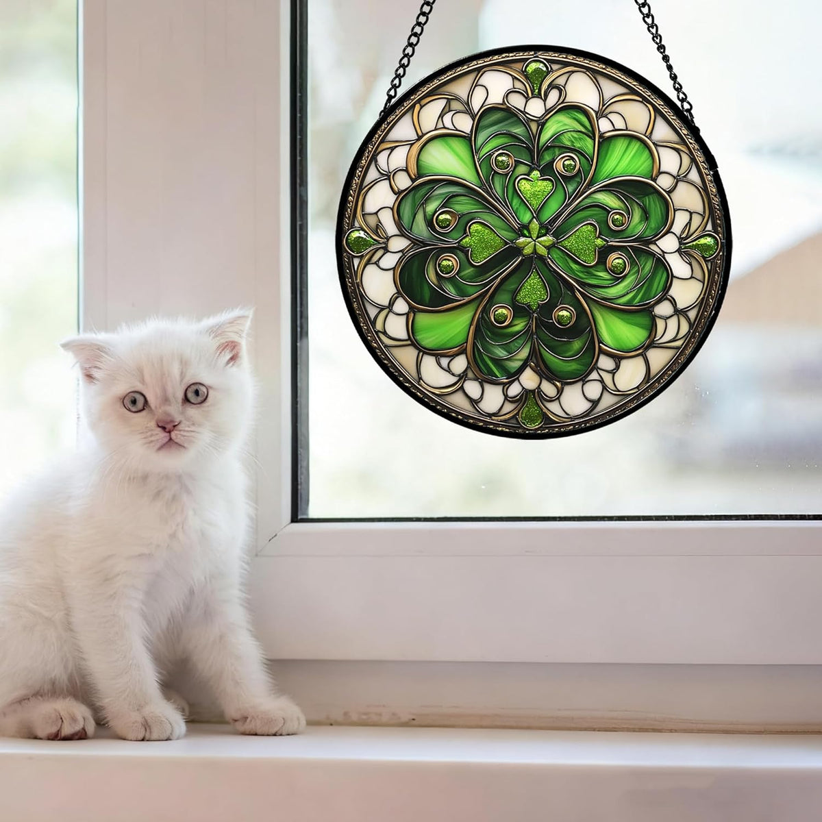 Stained Glass Window Hanging St Ripak Festival Green Lucky Clover   Suncatcher Door Garden Sun Catcher Ireland Decor Mothers Day For Mom Woman Her Men Sisters 1770610534336.jpg
