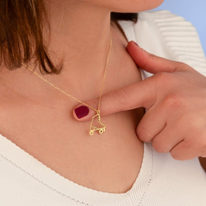 Skate Necklace   Christmas Gift   Sports Jewelry   Skater Gift   Figure Skating Gift   Skating Boots Necklace   Old School Skate 1770619445758.jpg