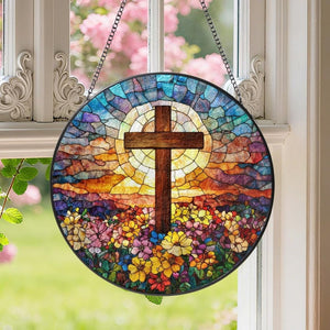 Personalized Stained Glass Cross Wildflowers Suncatcher Christmas Trees Stained Glass Christian Glass Window Hanging Religious Faith Gift 1771821429137.jpg