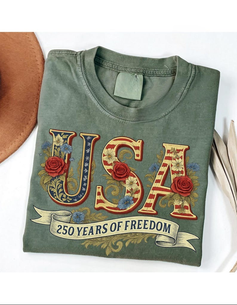 Retro Usa 250 Shirt Independence Day Shirt Celebrate 250th Anniversary Shirt Usa Flag Tee 4th Of July Shirt Patriotic Gift 1771830440422.jpg