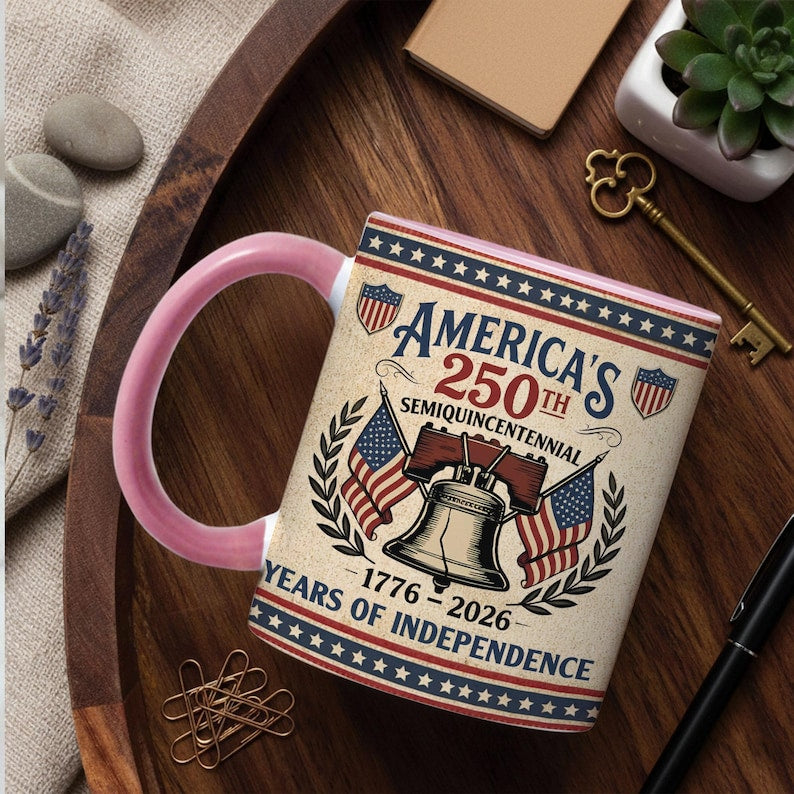 Americas 250th Anniversary Mug Semiquincentennial 1776 2026 Coffee Cup  Patriotic Liberty Bell Ceramic Mug   250 Years Of Independence Gift 1771830772982.jpg