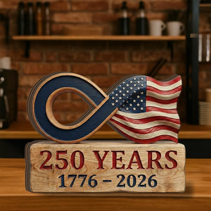 America 250 Wooden Block Sign Patriotic Infinity Flag Tabletop Decor Usa Anniversary Display 1771831900476.jpg