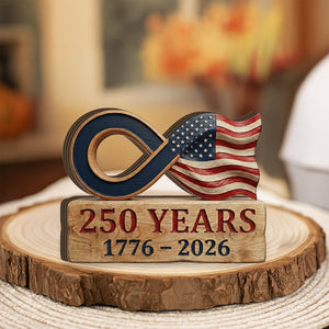 America 250 Wooden Block Sign Patriotic Infinity Flag Tabletop Decor Usa Anniversary Display 1771831900553.jpg