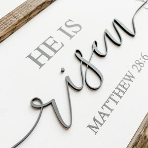 He Is Risen Sign Easter Decor Easter Decoration Easter Wood Sign Farmhouse Sign Religious Easter Decor 1772524545493.jpg