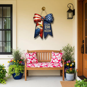 Wooden Patriotic Bow Door Sign America 250th Anniversary Eagle Flag Decor 1773039316133.jpg