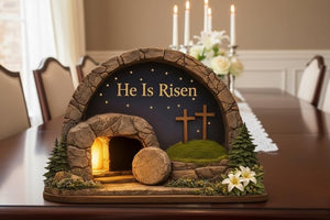 Easter Wooden Block Empty Tomb Resurrection Scene He Is Risen Christian Decor Meaningful Church Gift For Pastor Appreciation And Ministry 1773128881658.jpg