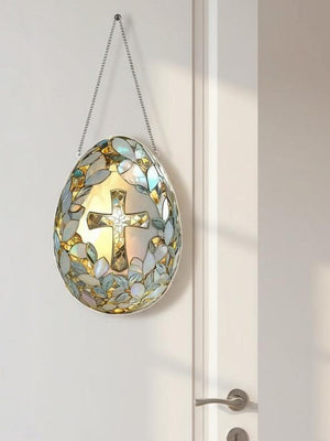 Easter Egg Stained Acrylic Suncatcher Christian Cross Window Hanging Easter Holiday Decor Faith Inspired Art Gift Spring Home Ornament 1773129185667.jpg