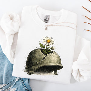 Flower Helmet Peace Sweatshirt Anti War Hoodie Vintage Protest Sweat Stop War Graphic Sweatshirt Activist Sweats 1773133241926.jpg