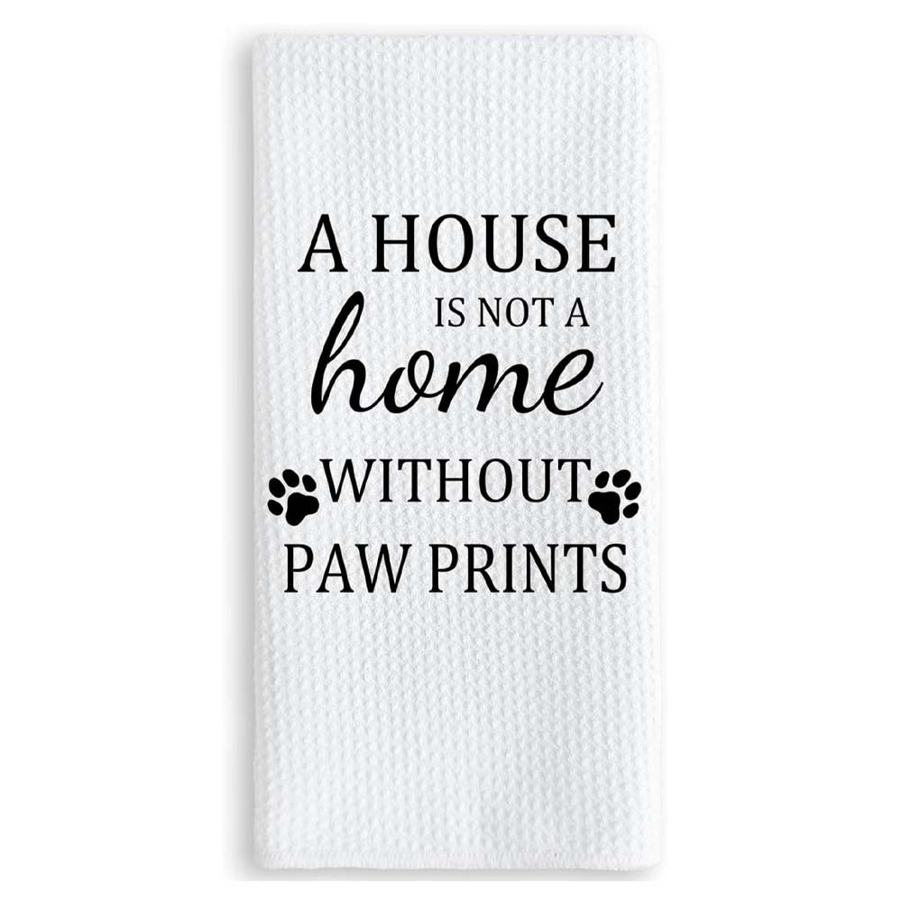 Kitchen Towels  Dogs Mom Gifts For Women Dog Decorations For The Home House Warming Gifts New Home Paw Prints Kitchen Tea Hand Towels 1773195926596.jpg