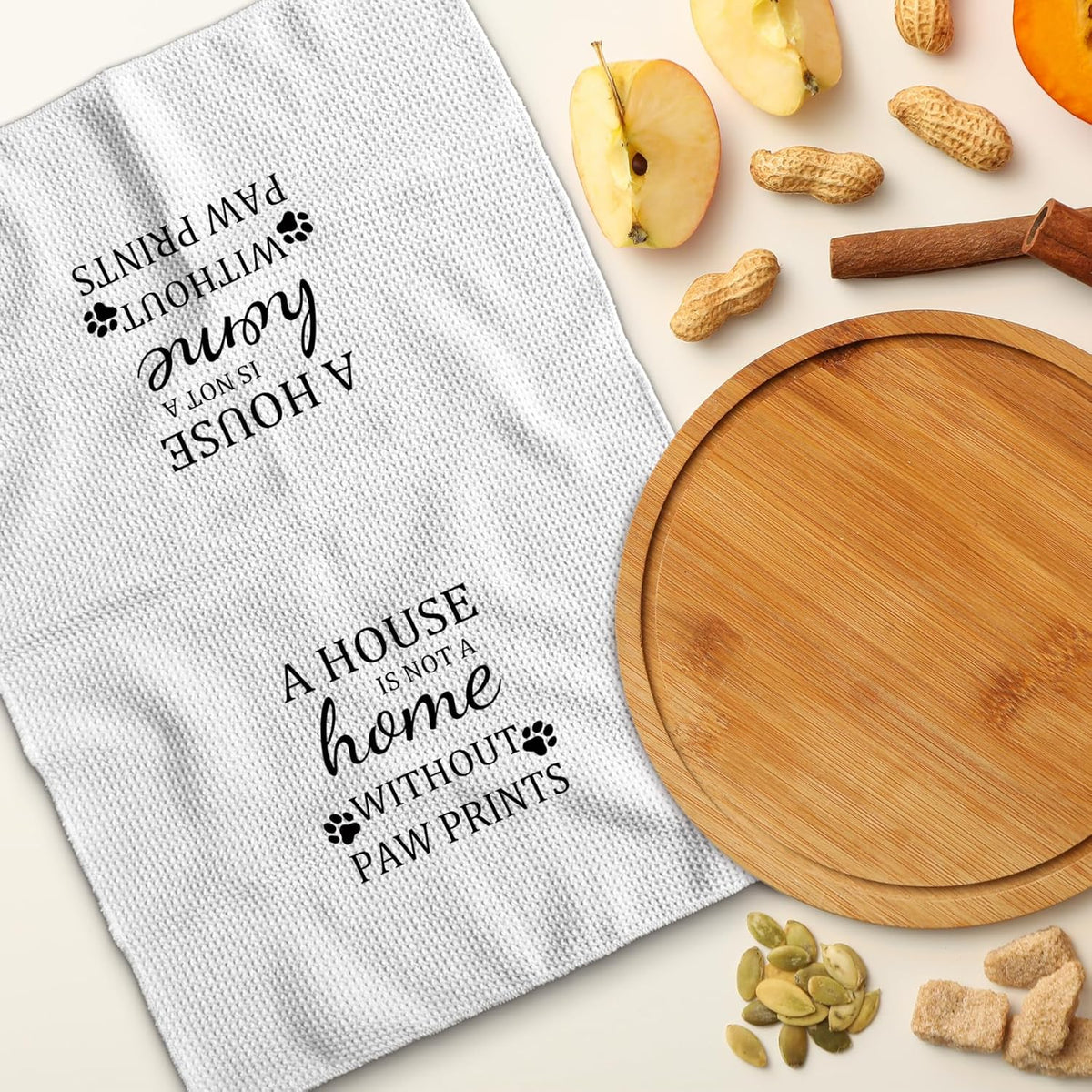 Kitchen Towels  Dogs Mom Gifts For Women Dog Decorations For The Home House Warming Gifts New Home Paw Prints Kitchen Tea Hand Towels 1773195927666.jpg