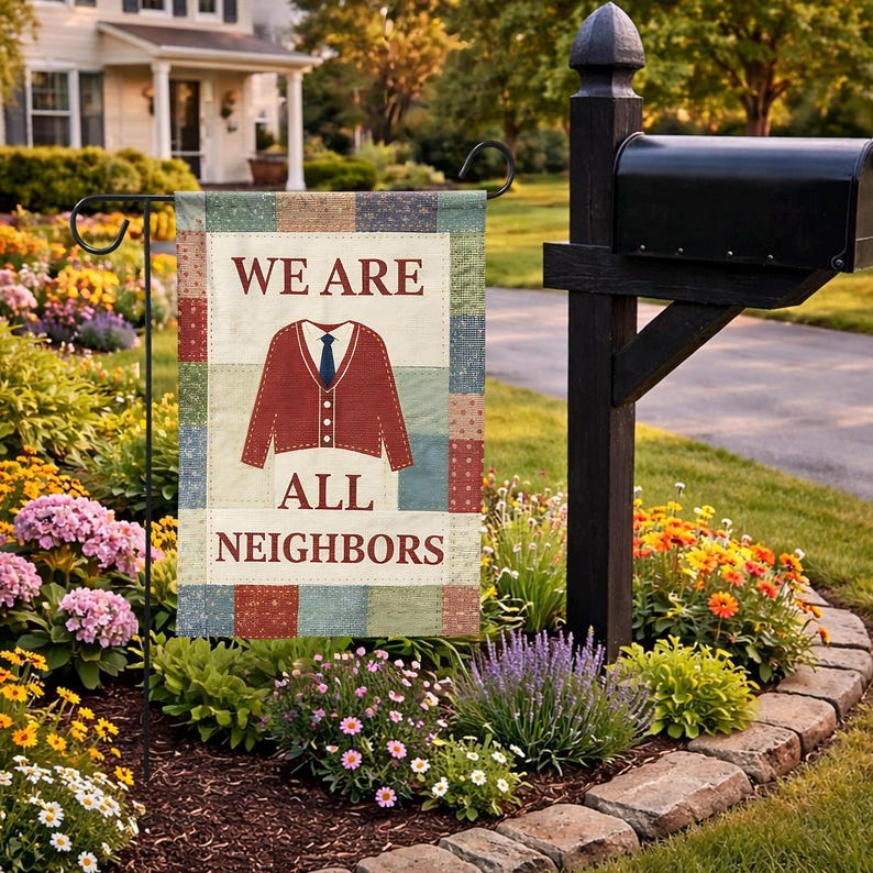 We Are All Neighbors Garden Flag Inclusivity Garden Flag Welcome Neighborhood Yard Flag Inclusivity Diversity Love Thy Neighboryard Sign 1773972393412.jpg