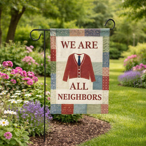 We Are All Neighbors Garden Flag Inclusivity Garden Flag Welcome Neighborhood Yard Flag Inclusivity Diversity Love Thy Neighboryard Sign 1773972393509.jpg