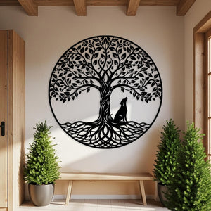 Tree Of Life Dog Metal Wall Art Oversized Zen Dog Lover Decor Meditative Home Decor Animal Lovers Metal Sign Gift For Dog Loss 1774335641801.jpg