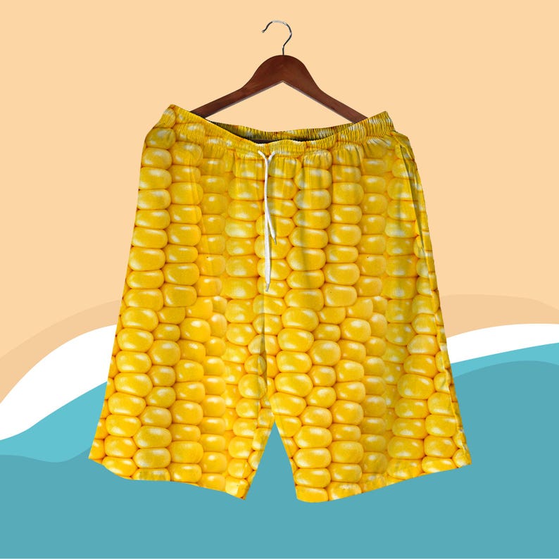 Corn Hawaiian Shirt Funny Summer Aloha Shirt  Shorts Food Print Beach Outfit Unique Vacation Clothing Tropical Matching Set Gift 1774494861980.jpg