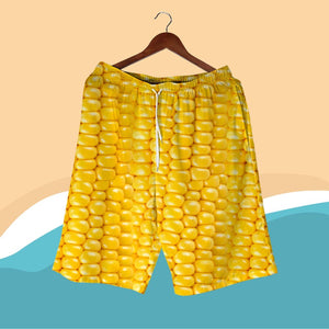 Corn Hawaiian Shirt Funny Summer Aloha Shirt  Shorts Food Print Beach Outfit Unique Vacation Clothing Tropical Matching Set Gift 1774494861980.jpg