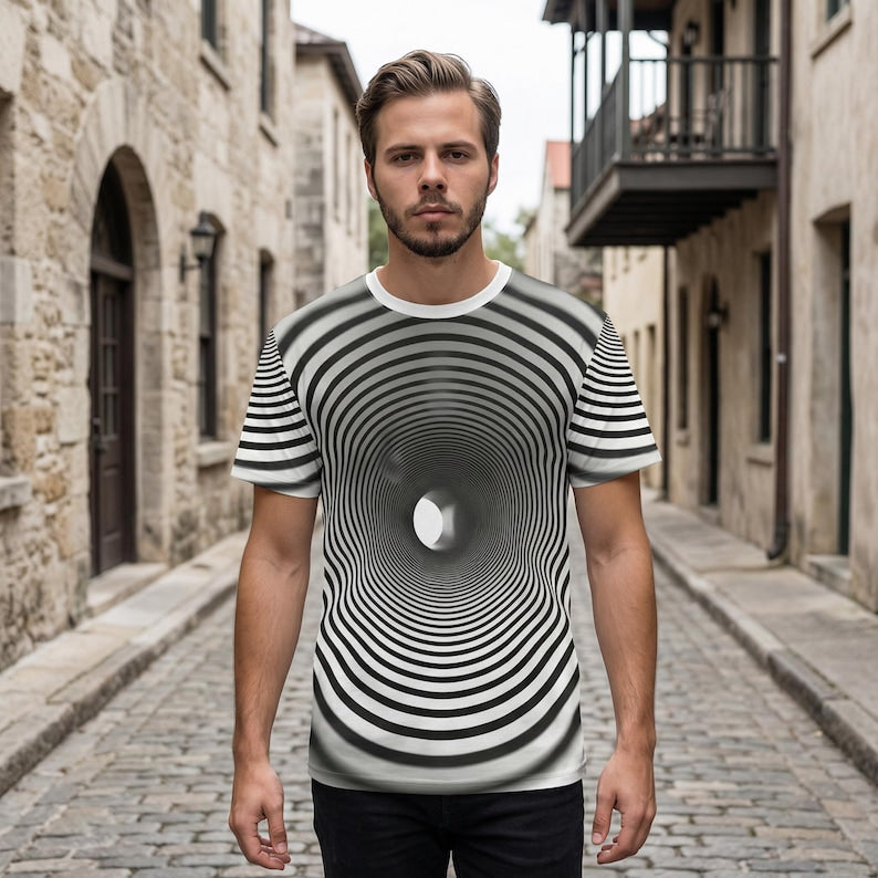3d Black Hole Optical Illusion T Shirt Cyberpunk Rave Tee 1774508780811.jpg