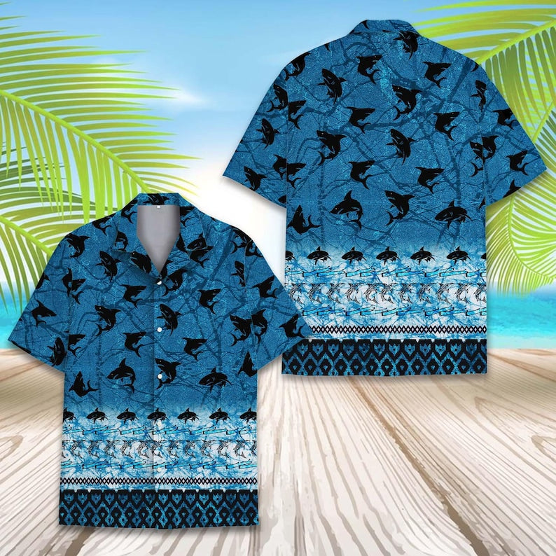 Shark Hawaiian Shirt Men Women Youth Shark Aloha Shirt Short Sleeve Button Down Summer Shirt Retro Beach Shirt 1774510758918.jpg