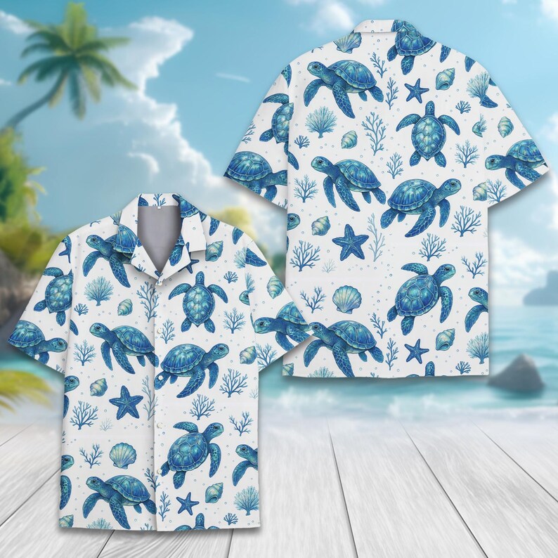 Sea Turtle Hawaiian Shirt For Men Women Youth Ocean Animal Beach Shirt Short Sleeve Cute Turtle Summer Vacation Outfit Marine Life Gift 1774511916006.jpg