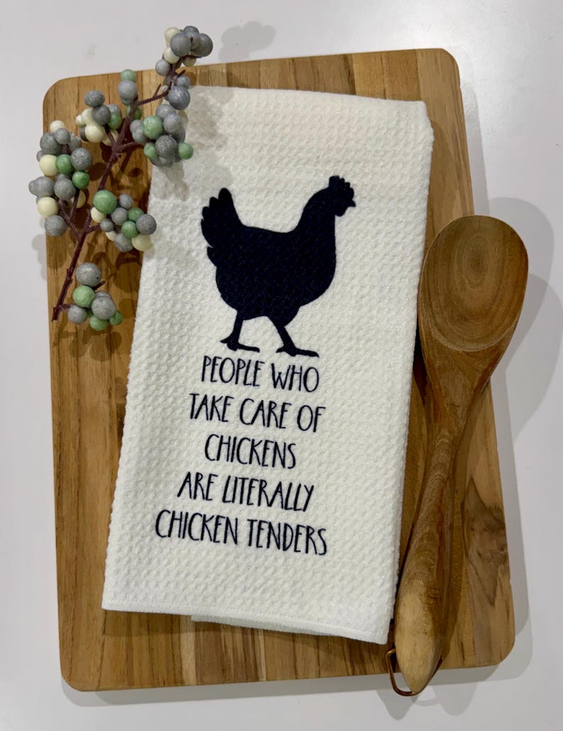 Kitchen Towel Hand Towel Gag Gift Gift For Mom Funny Gift Small Gift Gift Gift Chicken Chickens Lady Chicken Mom Mothers Day 1775554860648.jpg