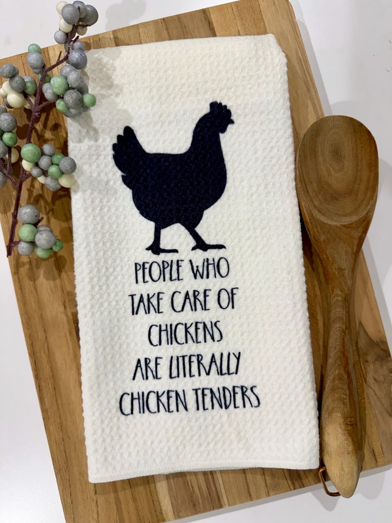 Kitchen Towel Hand Towel Gag Gift Gift For Mom Funny Gift Small Gift Gift Gift Chicken Chickens Lady Chicken Mom Mothers Day 1775554861198.jpg