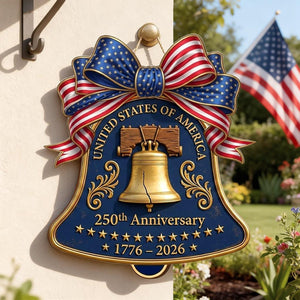 Usa 250th Anniversary Wooden Liberty Bell Sign 1776 2026 Decor Patriotic Door Hanger 1775703070429.jpg