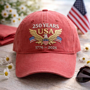 Usa 250th Anniversary Eagle Embroidered Washed Cotton Cap 1775704869495.jpg