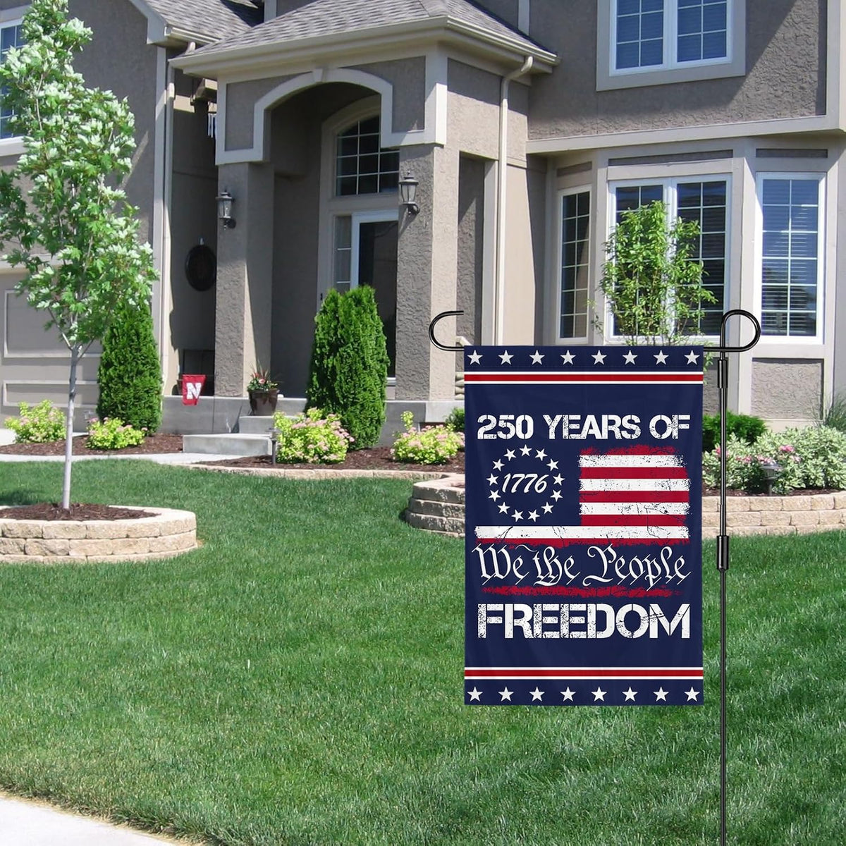 We The People 1776 2026 Flag Memorial Day Patriotic 250th Birthday 250 Years United States Indoor Garden Decoration 250 Years 1776305430457.jpg