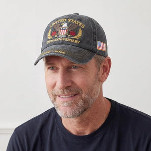 250 Anniversary Usa Hatpatriotic Commemorative Hats For Men Or Women Embroidered Independence Day Baseball Cap United States 250th Anniversary Hat With Bald Eagle  United Statesblack 1776305677071.jpg