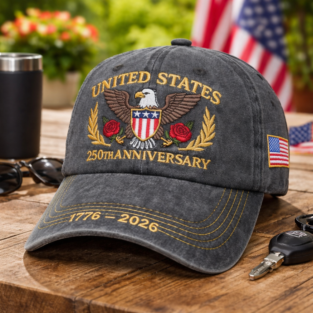 250 Anniversary Usa Hatpatriotic Commemorative Hats For Men Or Women Embroidered Independence Day Baseball Cap United States 250th Anniversary Hat With Bald Eagle  United Statesblack 1776305677679.png