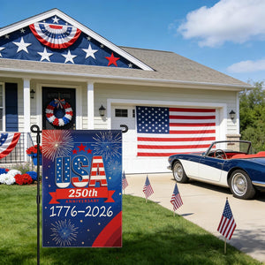 250 Anniversary Usa Garden Flag 250th Anniversary America Flag 1776 2026 Commemorative Patriotic 250 Year Banner 4th Of July Yard Sign Double Sided Waterproof Garden Flag 1776307070838.jpg