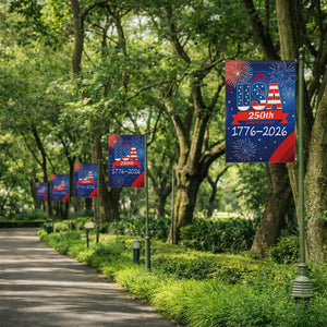 250 Anniversary Usa Garden Flag 250th Anniversary America Flag 1776 2026 Commemorative Patriotic 250 Year Banner 4th Of July Yard Sign Double Sided Waterproof Garden Flag 1776307070866.jpg