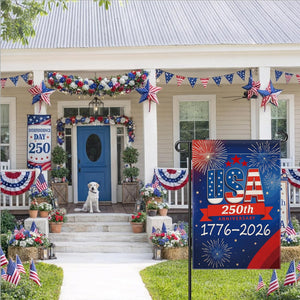 250 Anniversary Usa Garden Flag 250th Anniversary America Flag 1776 2026 Commemorative Patriotic 250 Year Banner 4th Of July Yard Sign Double Sided Waterproof Garden Flag 1776307070949.jpg