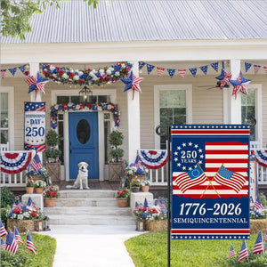 250th Anniversary America Garden Flag 250 Anniversary Usa Flag 1776 2026 Commemorative Patriotic 250 Years Banner 4th Of July Yard Sign Double Sided Waterproof Garden Flag 1776307721791.jpg