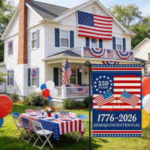 250th Anniversary America Garden Flag 250 Anniversary Usa Flag 1776 2026 Commemorative Patriotic 250 Years Banner 4th Of July Yard Sign Double Sided Waterproof Garden Flag 1776307721798.jpg