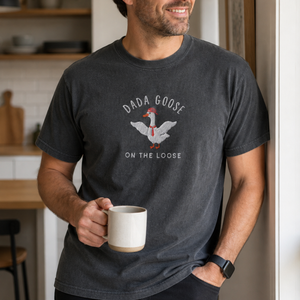 Embroidered Silly Goose Dad Shirt New Dad Pregnancy Announcement Fathers Day Funny Goose Gift For Husband Embroidered Goose Shirt 1777687342980.png