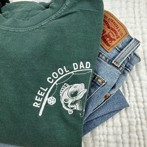 Reel Cool Dad Embroidered Tee Fathers Day Gift  Fishing Dad Shirt Cool Gift For Dads 1777688050210.png