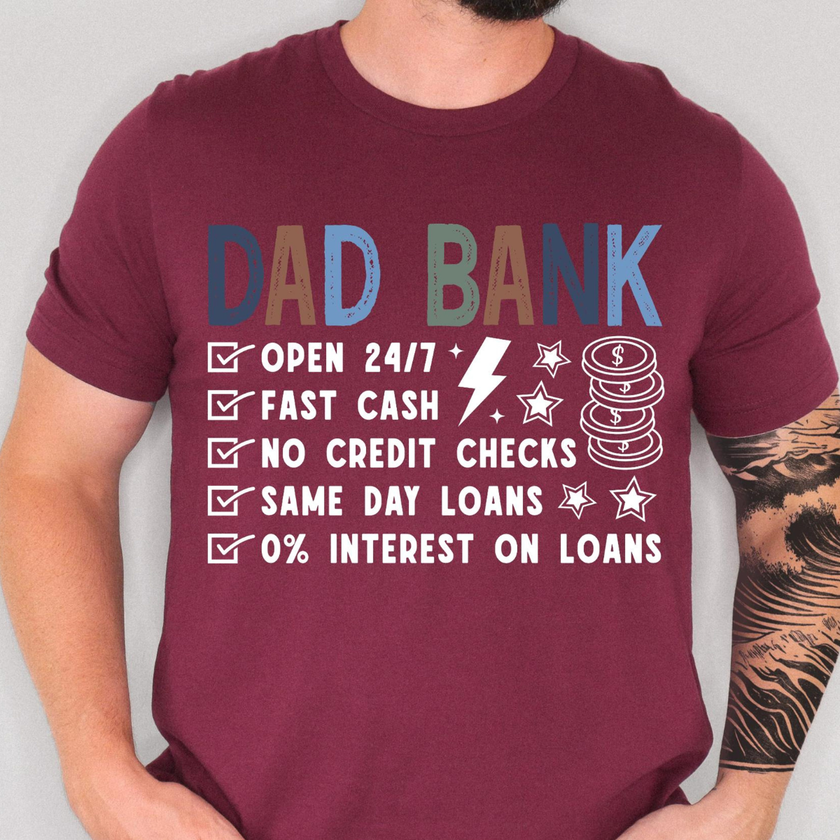 Funny Dad Shirt Dad Bank Shirt Fathers Day Shirt Dad Gift Funny Dad Joke Shirt Gift For Dad From Kids New Dad Shirt Dad Life Tee 1777860103040.png