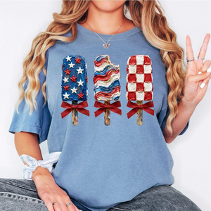 Patriotic Popsicle Shirt 4th Of July Graphic Tee Red White Blue Summer T Shirt 1777863337011.png