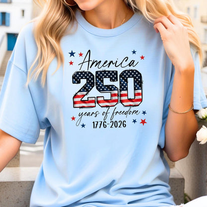 Usa 250th Anniversary Shirt 4th July Tee Usa 250th Anniversary Independence Day Shirts 4th July 250th Year Shirts 4th July Family Shirts 1778061909419.jpg