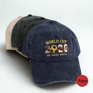 2026 World Cup Hat Vintage Style Adjustable Cotton Printed Cap Soccer Fan Dad Hat Usa Canada Mexico 1778729429548.jpg