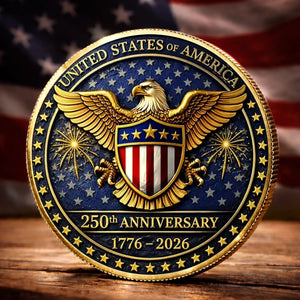 Patriotic Family Keepsake Metal Coin 250th Anniversary Independence Day Collectible Gift 1779335986096.jpg