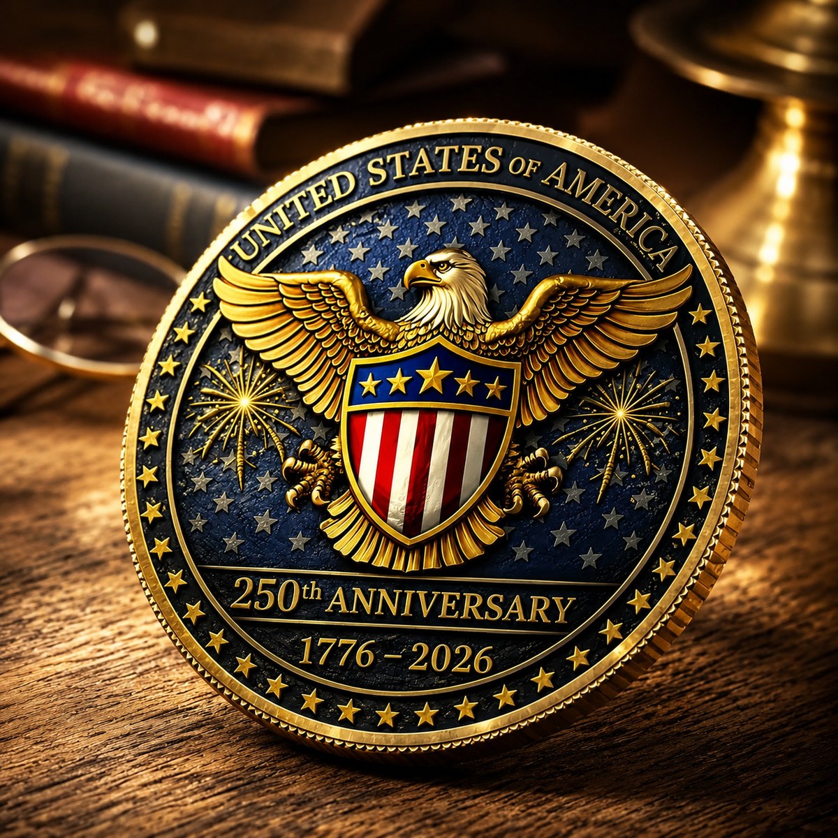 Patriotic Family Keepsake Metal Coin 250th Anniversary Independence Day Collectible Gift 1779335987264.png
