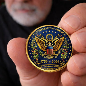 United States Of America 250 Years Of Freedom Commemorative Keepsake Metal Coin 1779337338429.jpg