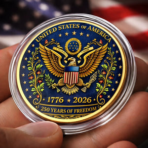 United States Of America 250 Years Of Freedom Commemorative Keepsake Metal Coin 1779337338500.jpg