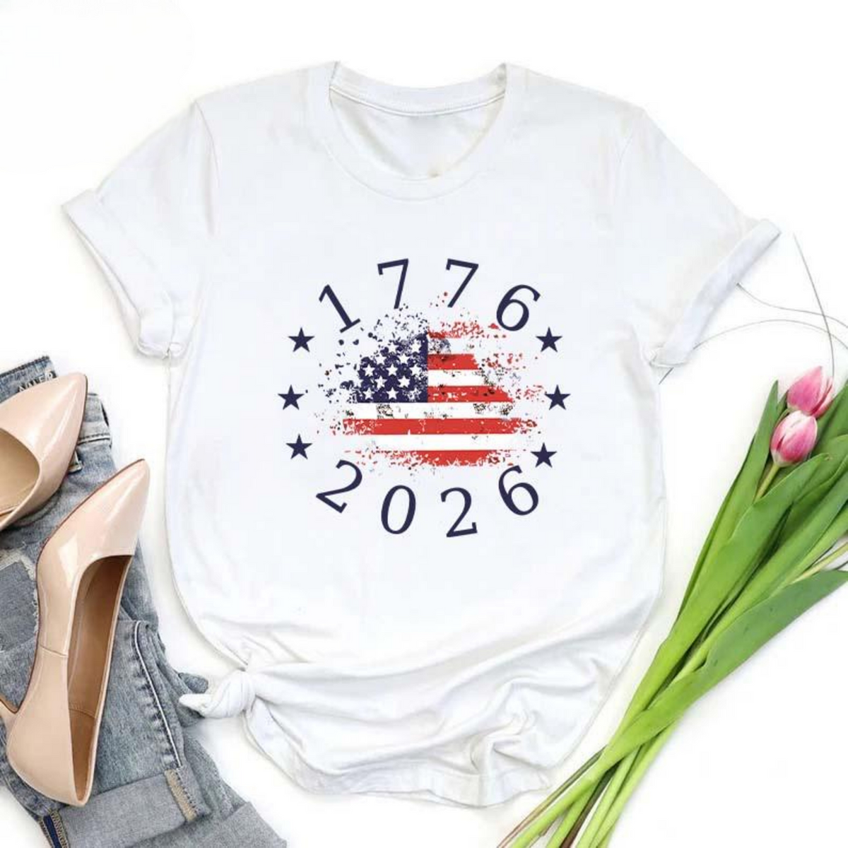 1776 2026 America T Shirt Patriotic Usa Flag Tee America 250th Anniversary Tee Patriotic Gift 4th Of July Shirt Independence Day Gift 1779765494030.png
