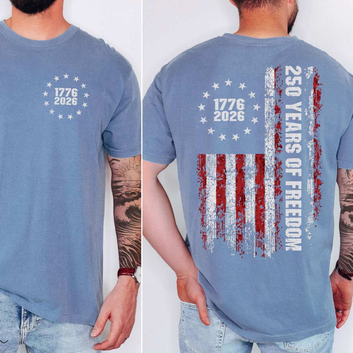 Retro Usa 250 Shirt 250 Years Of Freedom Celebrate 250th Anniversary Shirt Usa Flag Tee 4th Of July Shirt Patriotic Gift 1779768736741.png