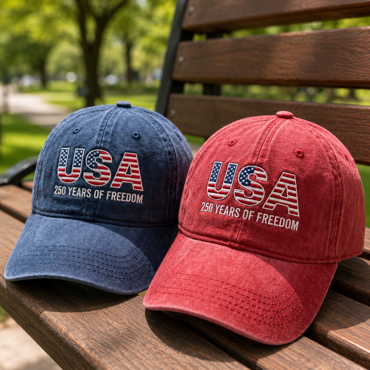 Usa 250th Anniversary Embroidered Washed Cap Patriotic American Flag Baseball Hat 1779787434472.png