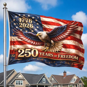 American Flag 1776 2026 Banner Patriotic Eagle Flag Decor 250 Years Of Freedom Usa Outdoor Flag 1780023756230.jpg