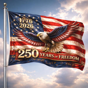 American Flag 1776 2026 Banner Patriotic Eagle Flag Decor 250 Years Of Freedom Usa Outdoor Flag 1780023756249.jpg